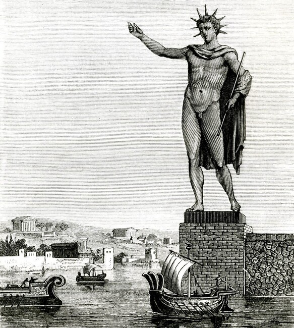 Colosso de Rodes – representação artística