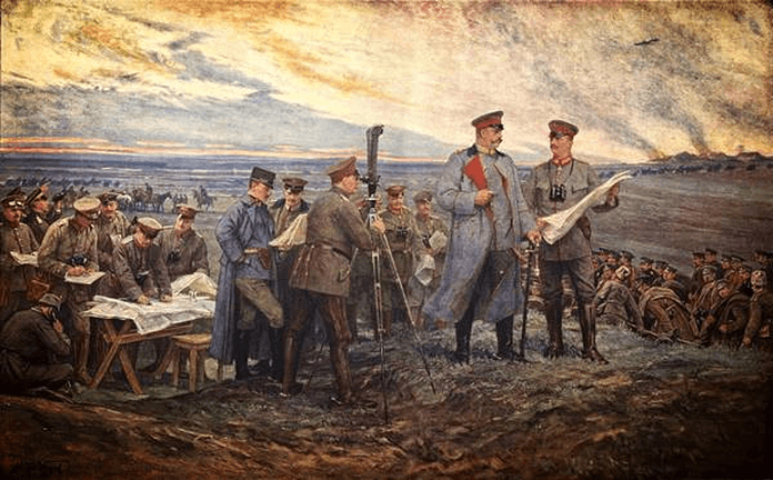 Batalha de Tannenberg por Hugo Vogel