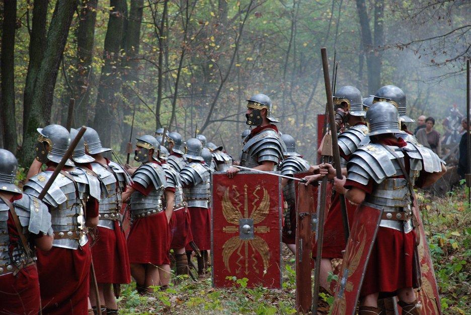 Reconstituição de soldados romanos
