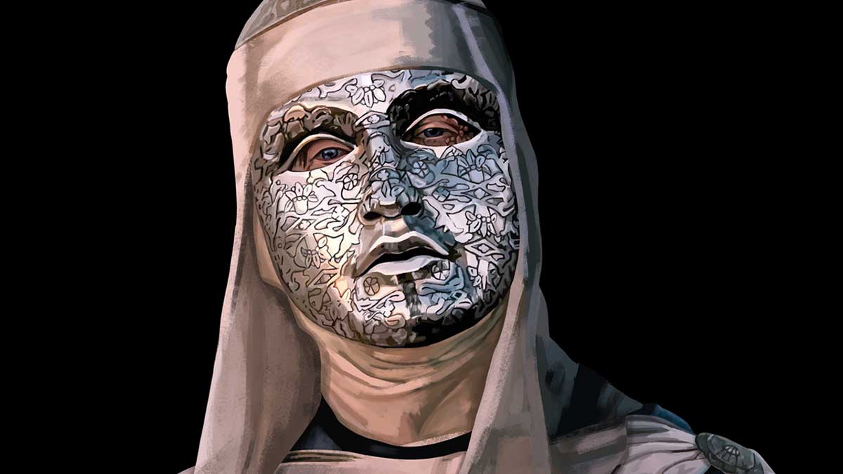 Balduíno IV, o rei leproso, como retratado no filme Cruzada